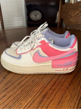 Nike Air Force 1 Shadow Sneakers Pink Lavender Women’s Size 6.5